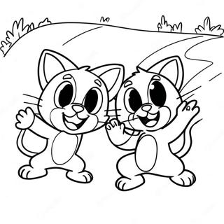 Tom Y Jerry Páginas Para Colorear