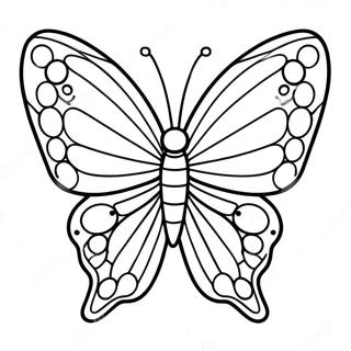 Pagina Para Colorear De Mariposa De Vidrio De Colores 33714-7356