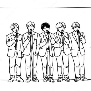 Bts Páginas Para Colorear