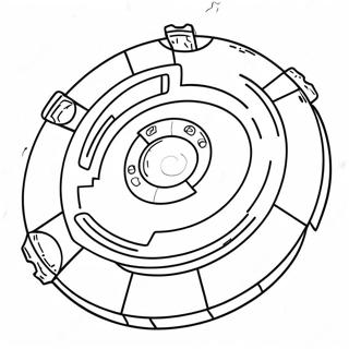 Pagina Para Colorear De La Arena De Batalla De Beyblade 34618-7554