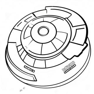 Pagina Para Colorear De La Arena De Batalla De Beyblade 34618-7555