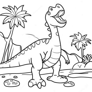 Spinosaurus Páginas Para Colorear