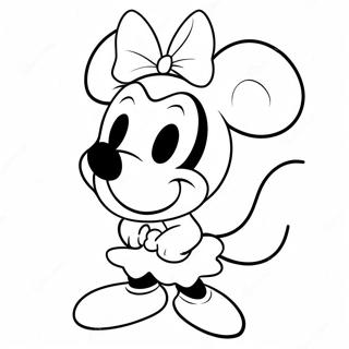 Minnie Mouse Páginas Para Colorear