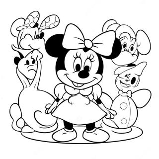 Minnie Mouse Páginas Para Colorear