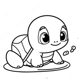 Squirtle Páginas Para Colorear