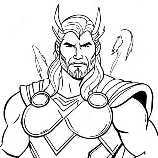 Thor Páginas Para Colorear