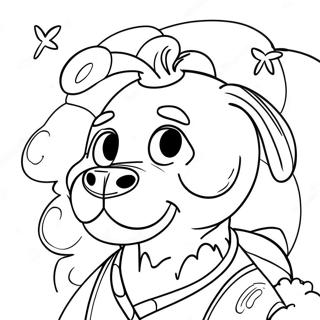 Bruno Con Vision Magica Para Colorear 3744-2791