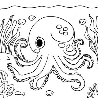 Pulpo Páginas Para Colorear