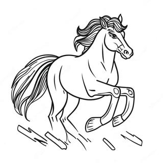 Pagina Para Colorear De Colt Corriendo Rapido 40268-8806