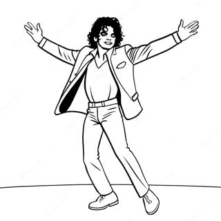 Michael Jackson Páginas Para Colorear