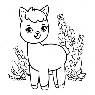 Llama Páginas Para Colorear