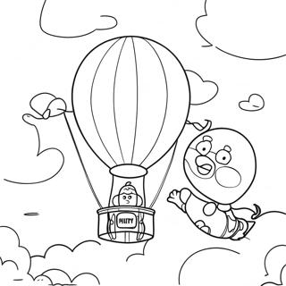 Pagina Para Colorear De La Aventura De Globos De Up 43994-9614