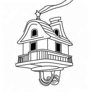 Pagina Para Colorear De La Casa Voladora De Up 43996-9624