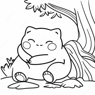 Snorlax Páginas Para Colorear