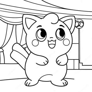 Jigglypuff Páginas Para Colorear