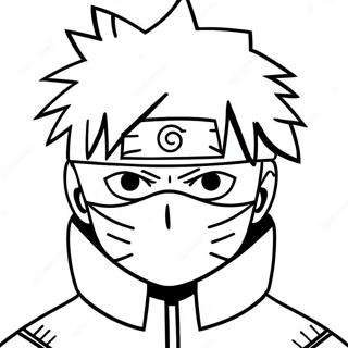 Kakashi Páginas Para Colorear