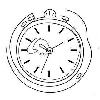 Reloj Páginas Para Colorear