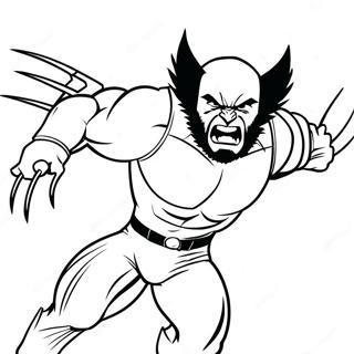 Wolverine Páginas Para Colorear