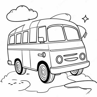 Pagina Para Colorear De La Aventura Del Autobus Magico 49691-10870