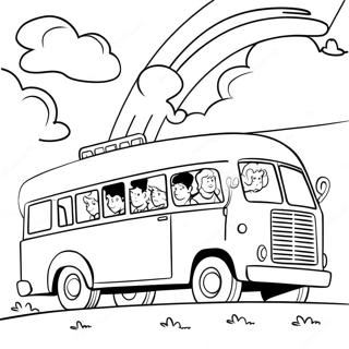 Pagina Para Colorear De La Aventura Del Autobus Magico 49691-10872