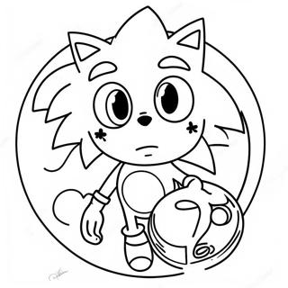 Sonic Páginas Para Colorear