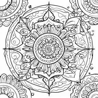 Mandalas Espeluznantes De Halloween Pagina Para Colorear 50072-10950