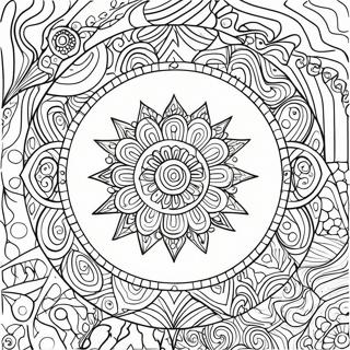 Mandalas Espeluznantes De Halloween Pagina Para Colorear 50072-10952