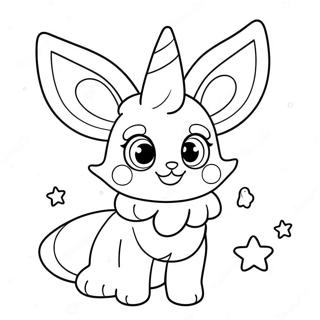 Sylveon Páginas Para Colorear