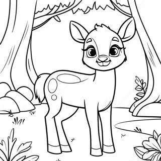 Bambi Páginas Para Colorear