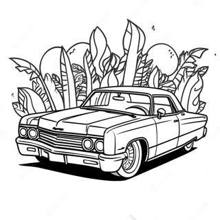 Bajo Rider Vibrante Con Pintura Colorida Para Colorear 51824-11345