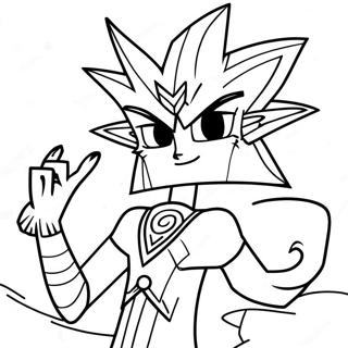 Yu Gi Oh Páginas Para Colorear