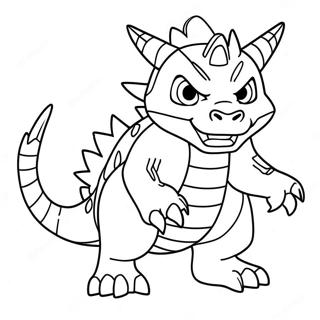 Pagina Para Colorear De Gabumon Digimon 52579-11495