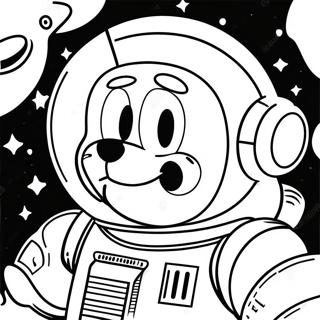 Pagina Para Colorear De Pluto En Un Traje Espacial 52753-11534