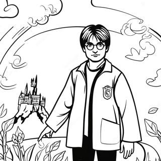 Harry Potter Páginas Para Colorear