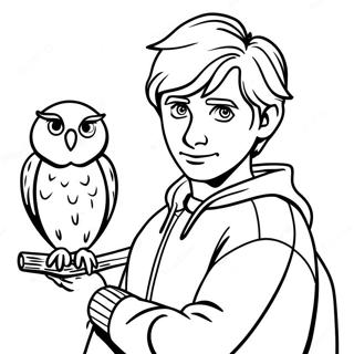 Harry Potter Páginas Para Colorear