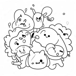 Bt21 Páginas Para Colorear