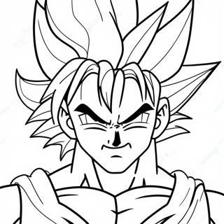 Gogeta Páginas Para Colorear