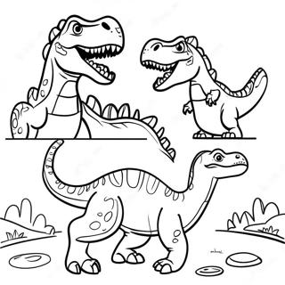 Pagina Para Colorear De La Familia Alosaurio 55160 12078