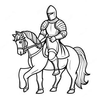 Pagina Para Colorear De Caballero Atrevido 55817 12221