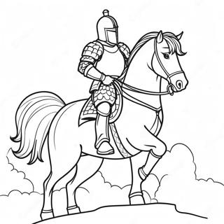 Pagina Para Colorear De Caballero Atrevido 55817 12222