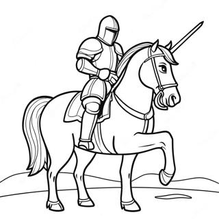 Pagina Para Colorear De Caballero Atrevido 55817 12224