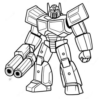 Pagina Para Colorear De Megatron Con Canon 5629-122