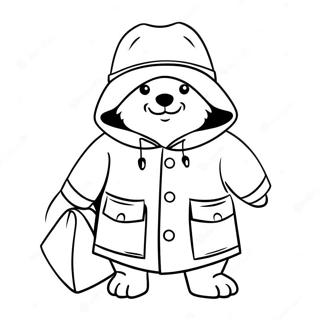 Paddington Páginas Para Colorear