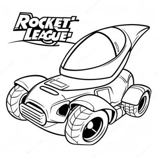 Rocket League Páginas Para Colorear