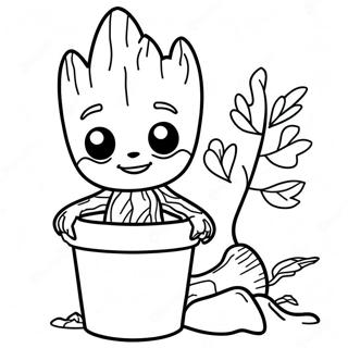 Groot Páginas Para Colorear