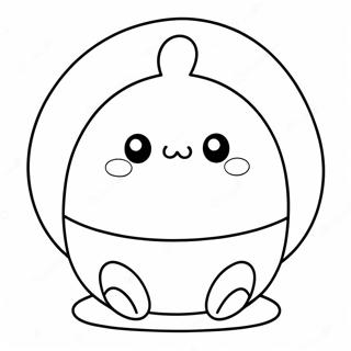 Pagina Para Colorear De Un Lindo Squishmallow 58915-12891