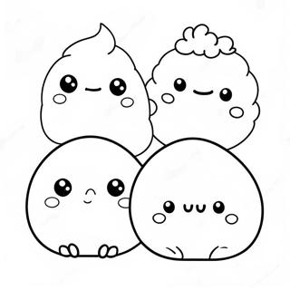 Pagina Para Colorear De Amigos Squishmallow Esponjosos 58916-12893