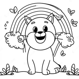 Pagina Para Colorear De Amigos Arcoiris Coloridos 59008-12911