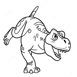 Pagina Para Colorear De T Rex Rugiendo En Jurassic Park 59585-13050