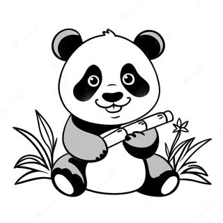 Panda Páginas Para Colorear